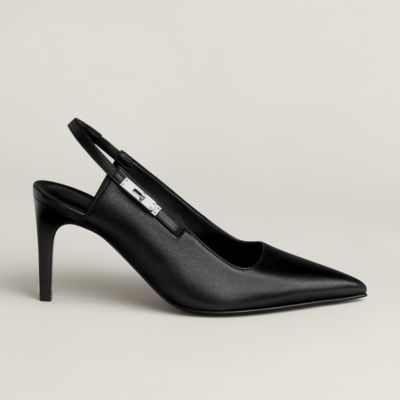 スリングバックs - ブラック - レディースシューズ | Hermès